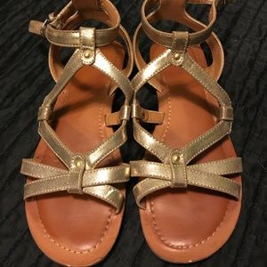 Gold Indigo Rd. Sandals